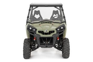 Can-Am Commander Max 1000 Full Windshield - Rough Country - Scratch Resistant - '11-'18